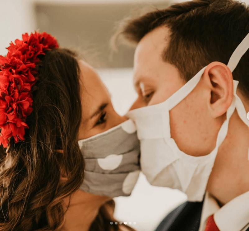 Hochzeit trotz Mundschutz